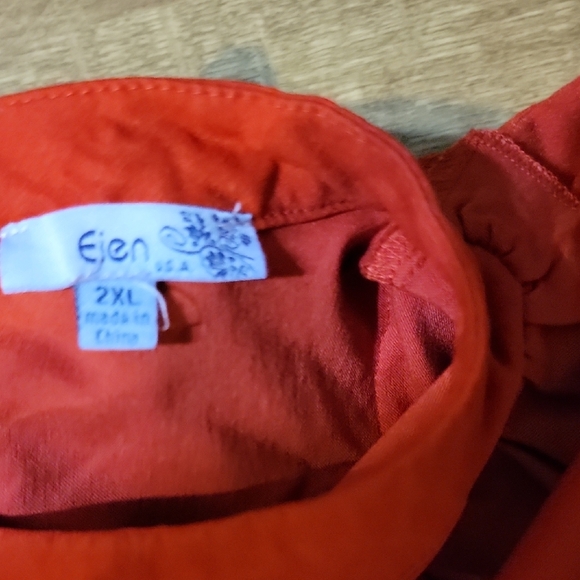 Fun Red Ruffle Dress Plus Size - Picture 3 of 3